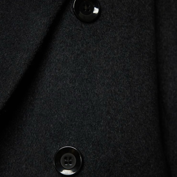 Dynamite Black Double-Breasted Wool Coat (Brand new with tags) - Picture 4 of 6